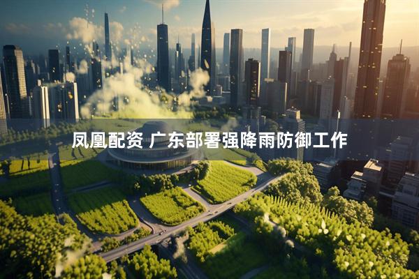 凤凰配资 广东部署强降雨防御工作